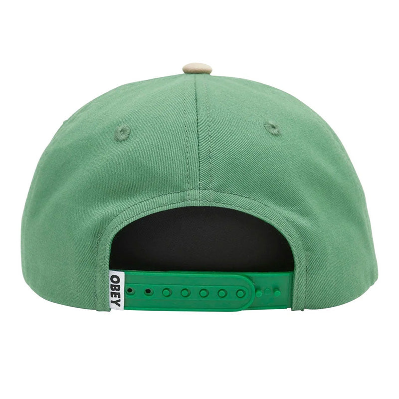 Obey Benny 6 Panel Cap Leaf