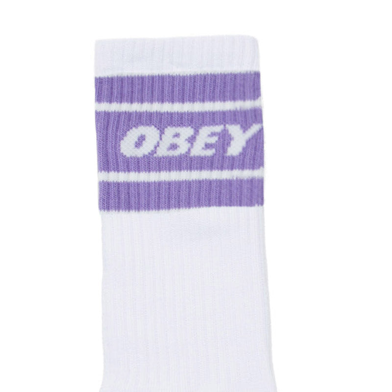 Obey Cooper II Socks White/Lavender Silk