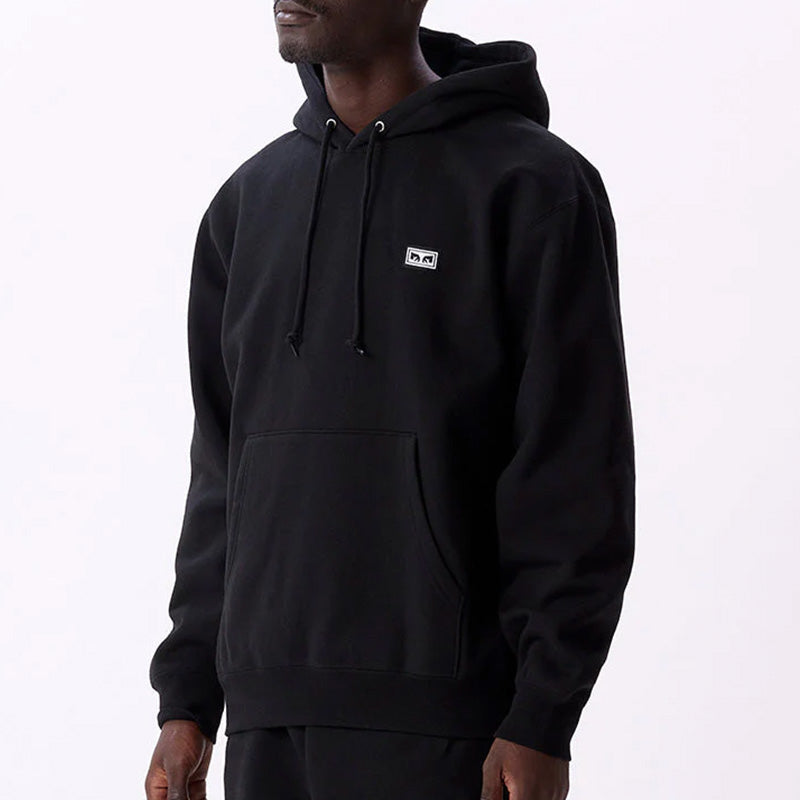 Obey Established Works Eyes Hoodie Black