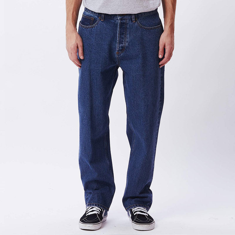 Obey Hardwork Denim Pants Stonewash Indigo