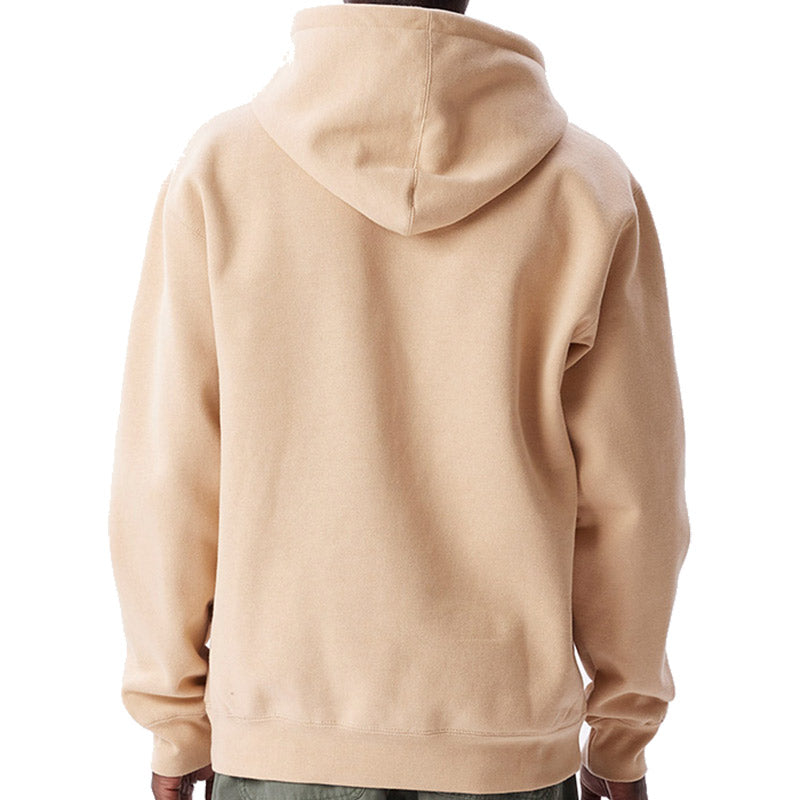 Obey Lower Case Mini Box Hoodie Oat Milk