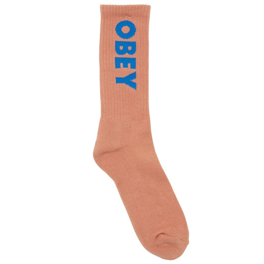 Obey Obey Flash Socks Pink Amethyst/Daylight Blue