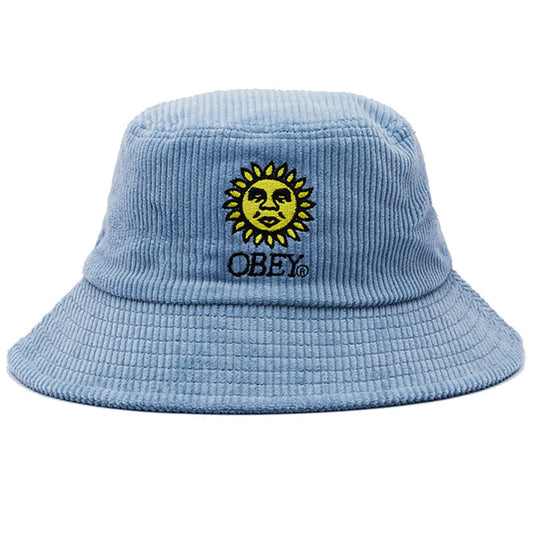 Obey Sunny Cord Bucket Hat Good Grey