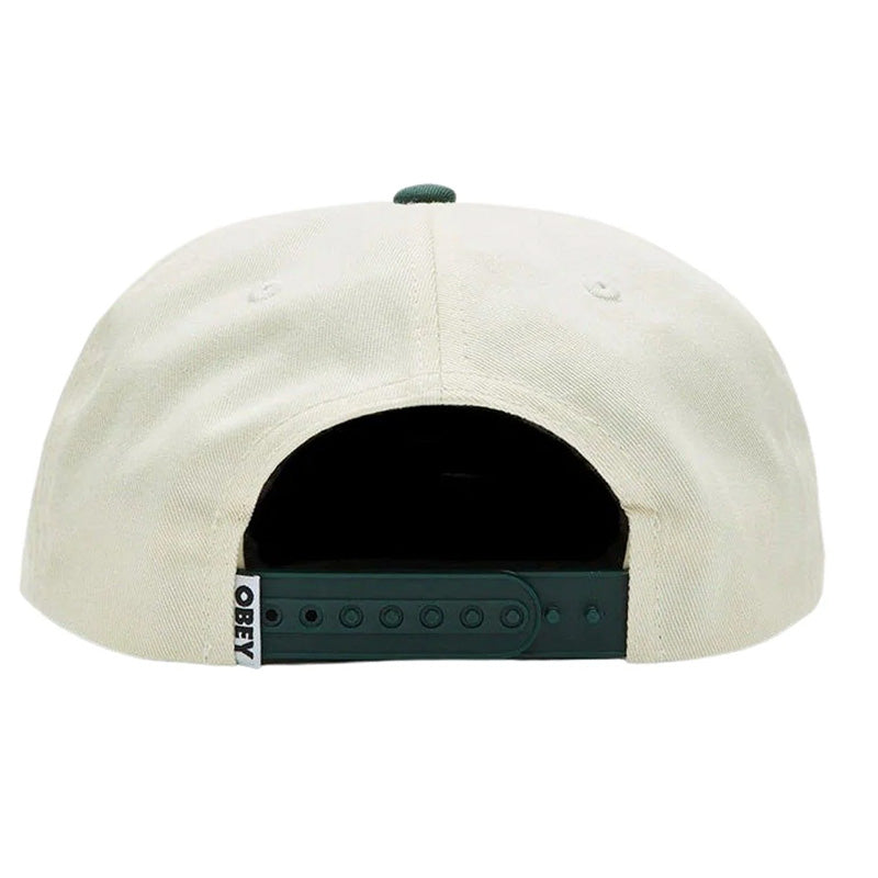 Obey Sunshine 6 Panel Snapback Cap Unbleached