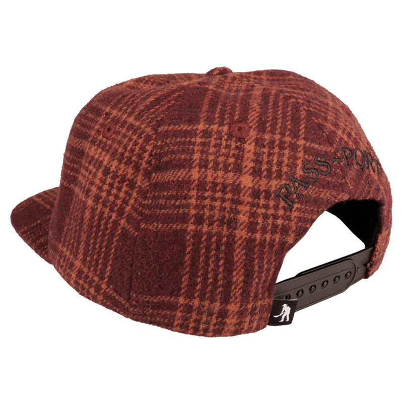 Pass Port Featherweight 6 Panel Cap Maroon