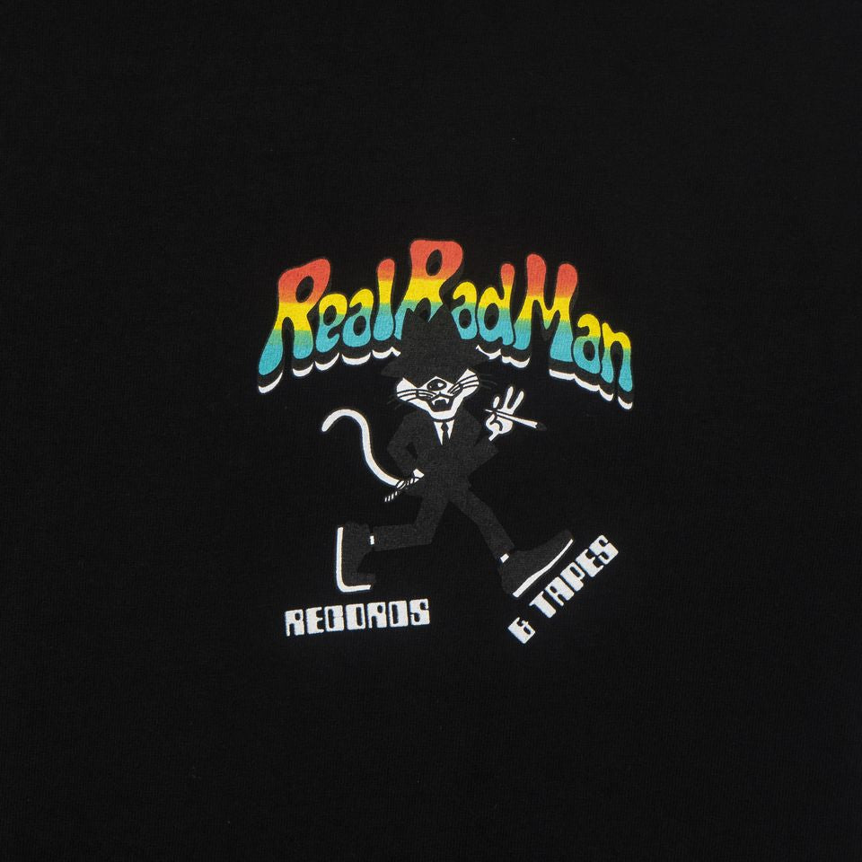 Real Bad Man Records And Tapes T-Shirt Black