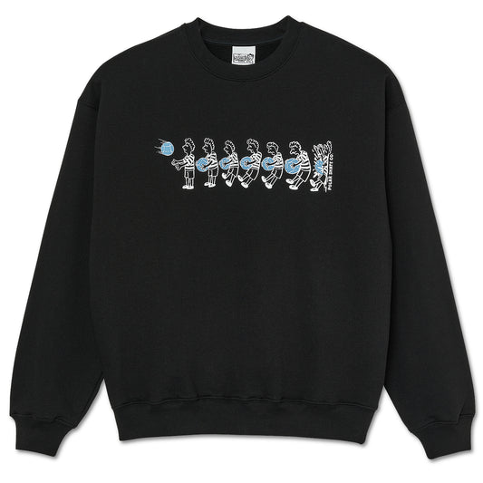Polar Basketball Crewneck Sweater Black