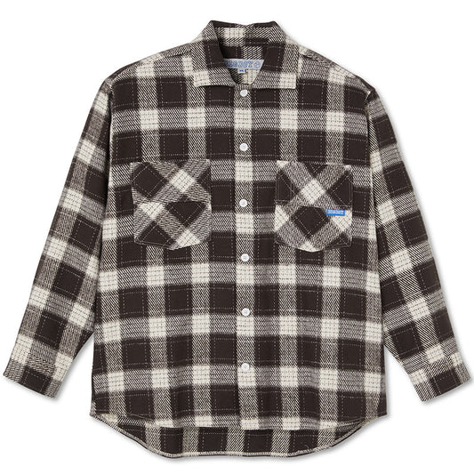 Polar Big Boy Flannel Shirt Brown