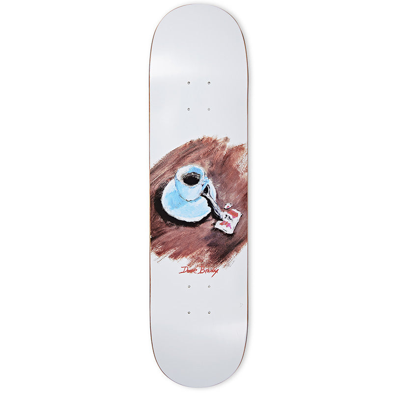 Polar Dane Brady Cimbalino Skateboard Deck White 8.0