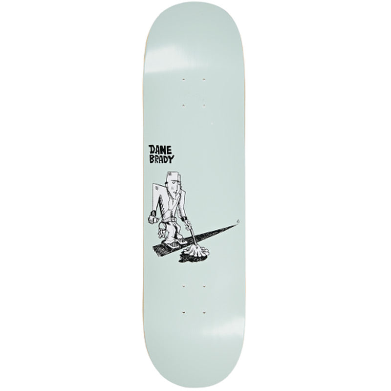 Polar Dane Brady Mopping Skateboard Deck Green 8.0