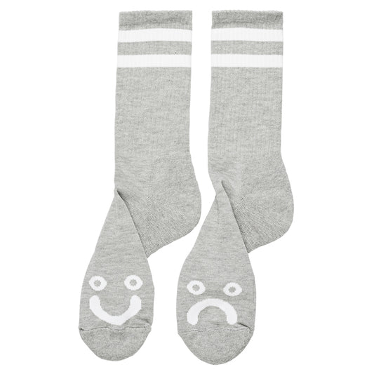 Polar Happy Sad Socks Heather Grey
