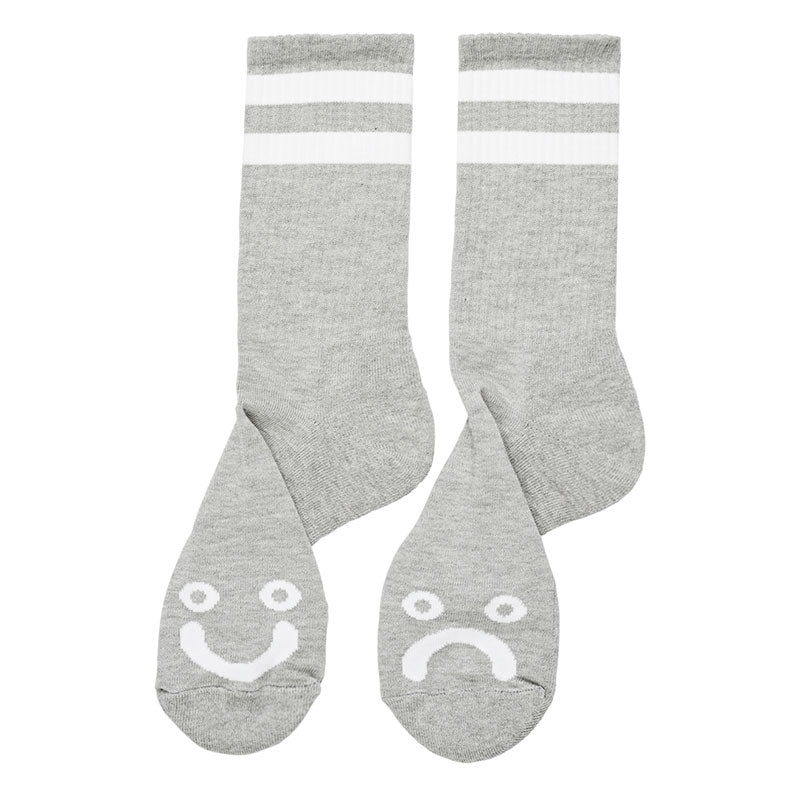 Polar Happy Sad Socks Sport Grey