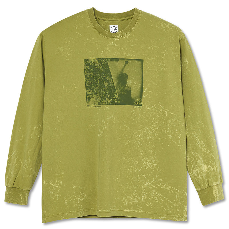 Polar Leaves And Window Longsleeve T-shirt Pea Green