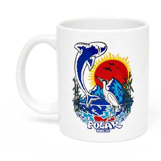 Polar Mt. Fuji Mug White/Multi