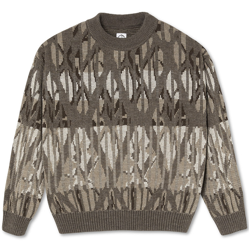 Polar Paul Knit Sweater Light Brown