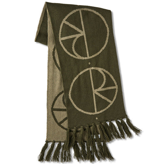 Polar Stroke Logo Scarf Olive