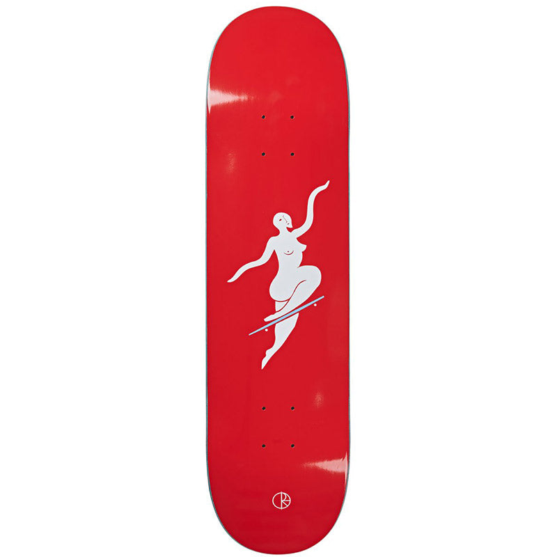 Polar Team No Comply Skateboard Deck Red 7.875