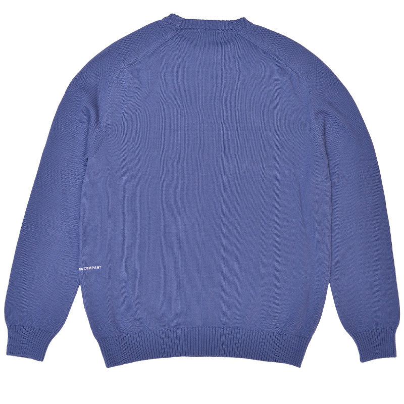 POP Arch Knitted Crewneck Sweater Coastal Fjord