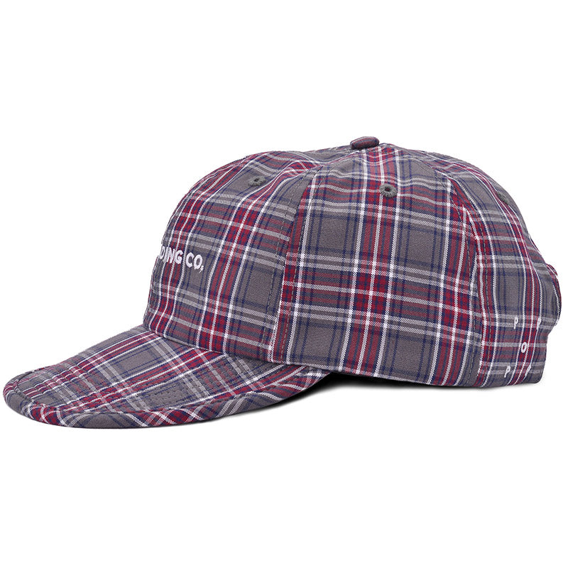 POP Checked Flexfoam Sixpanel Hat Grey Check