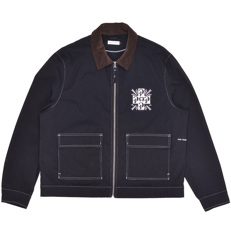 POP Full Zip Jacket Black