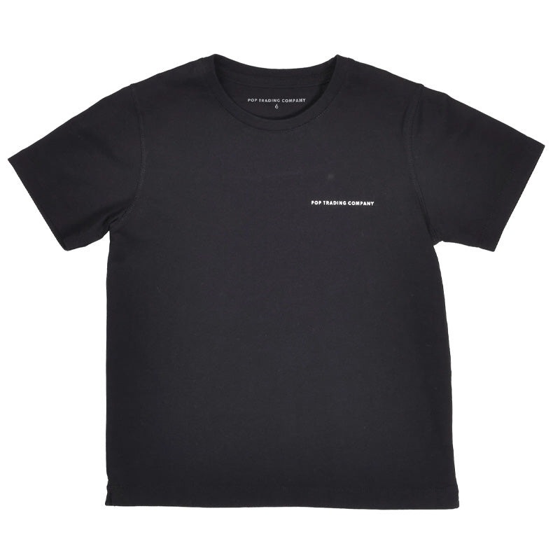 POP Kids Logo T-Shirt Black/White