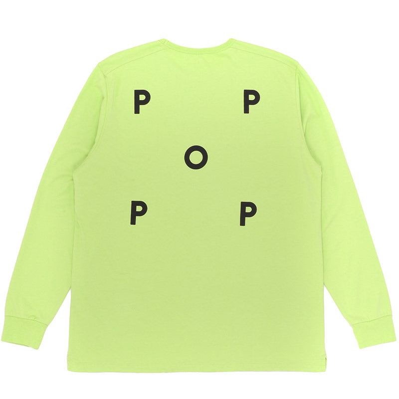 POP Logo Longsleeve Jade Lime