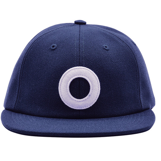 POP O 6-Panel Hat Navy White