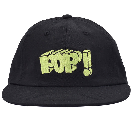 POP Right Yeah Sixpanel Hat Black