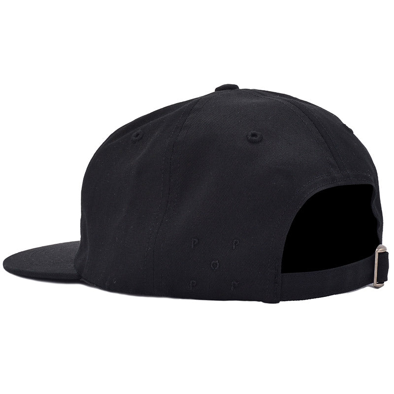 POP Right Yeah Sixpanel Hat Black