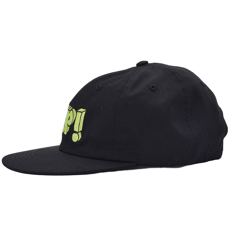 POP Right Yeah Sixpanel Hat Black