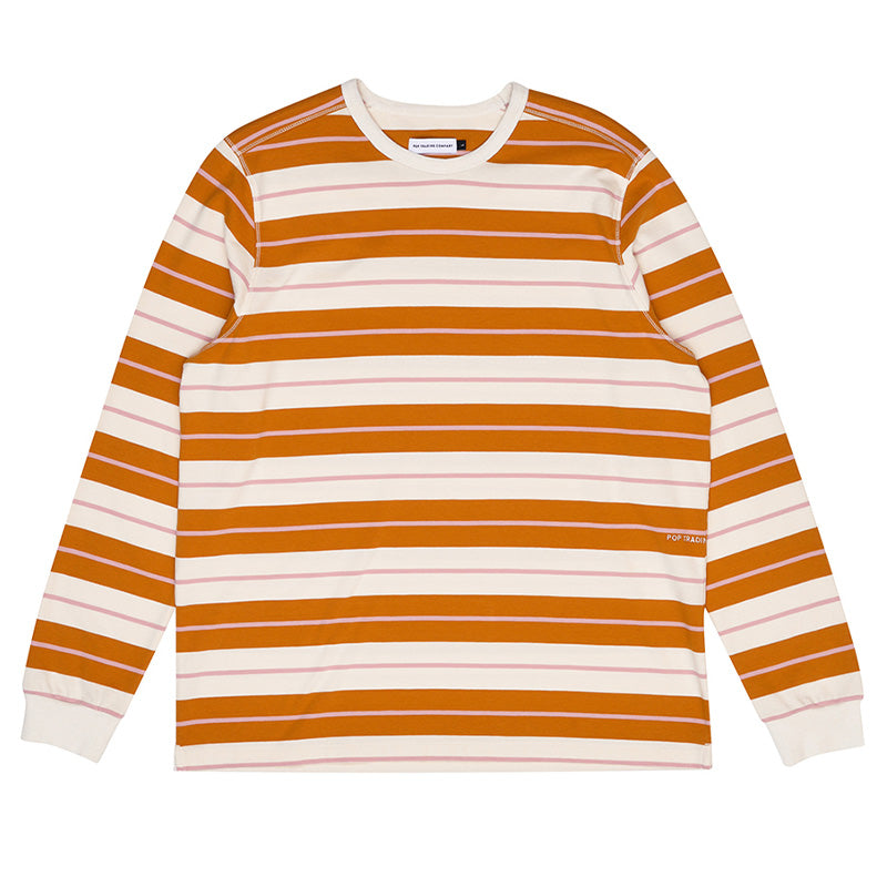 POP Striped Longsleeve T-Shirt Spruce Yellow