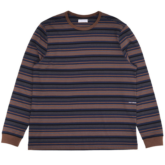 POP Striped Longsleeve T-Shirt Rain Drum