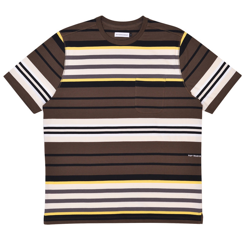 POP Striped Pocket T-Shirt Delicioso