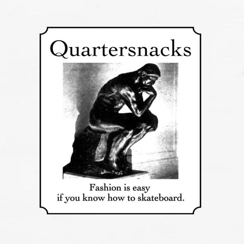 Quartersnacks Thinker T-Shirt White