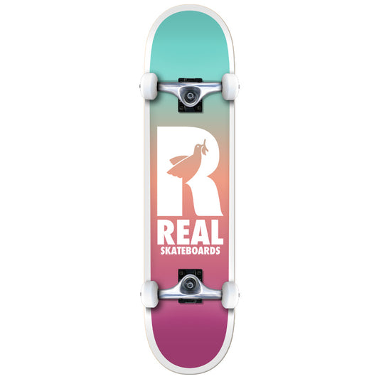 Real Be Free Fades LG Complete Skateboard .8.0