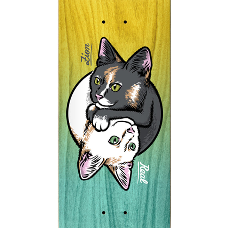 Real Zion Yin Skateboard Deck Yang Kitty 8.25
