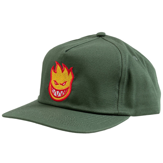 Spitfire Bighead Fill Snapback Cap Dark Green/Gold