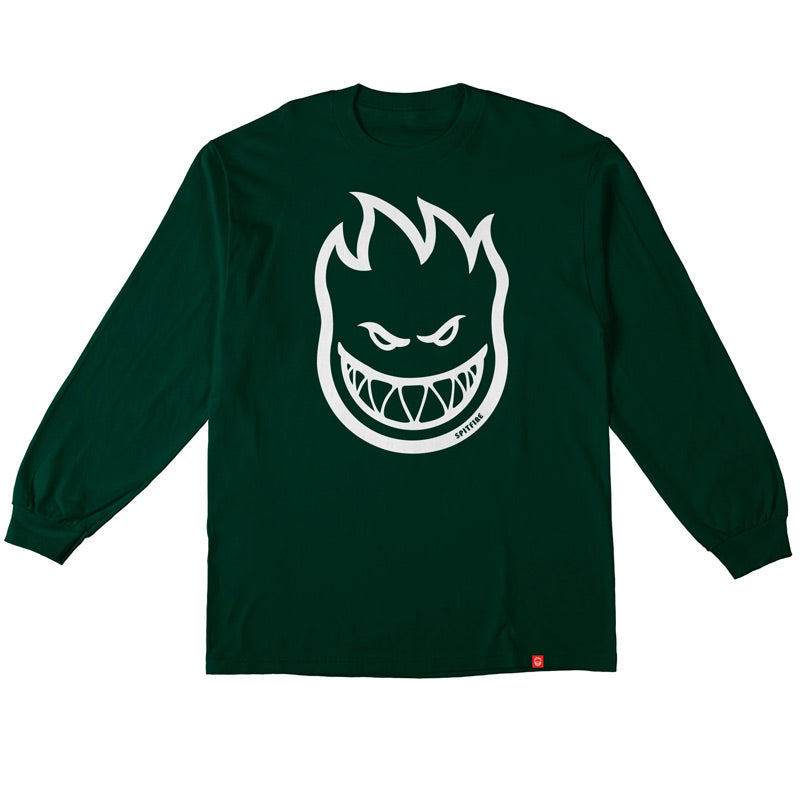 Spitfire Bighead Longsleeve T-Shirt Forrest Green