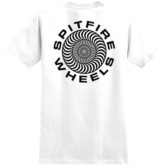 Spitfire Classic '87 Swirl T-Shirt White/Black