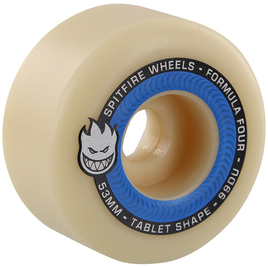 Spitfire Formula Four Tablets Wheels Natural 99D 53mm