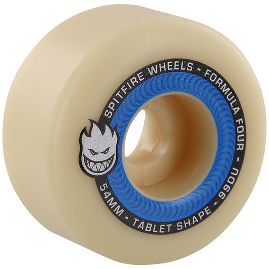 Spitfire Formula Four Tablets Wheels Natural 99D 54mm