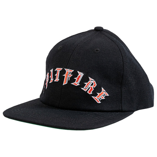 Spitfire Old E Arch Strapback Cap Black/Red