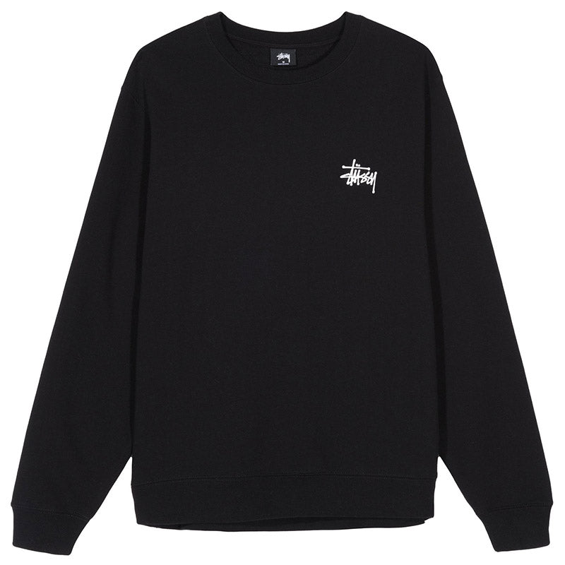 Stüssy Basic Crewneck Sweater Black