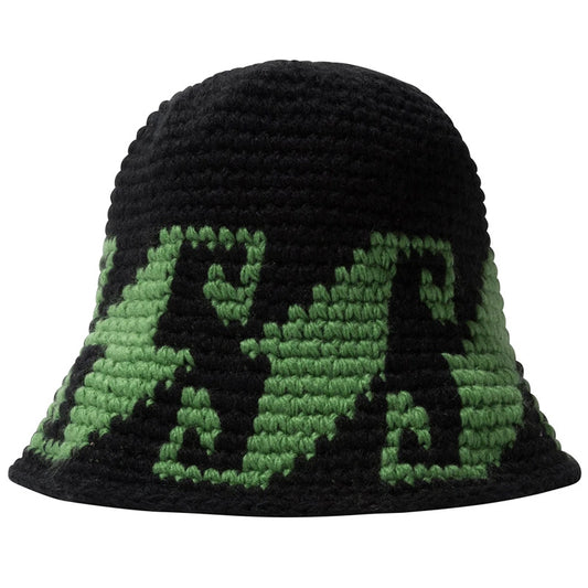 Stüssy Waves Knit Bucket Hat Black