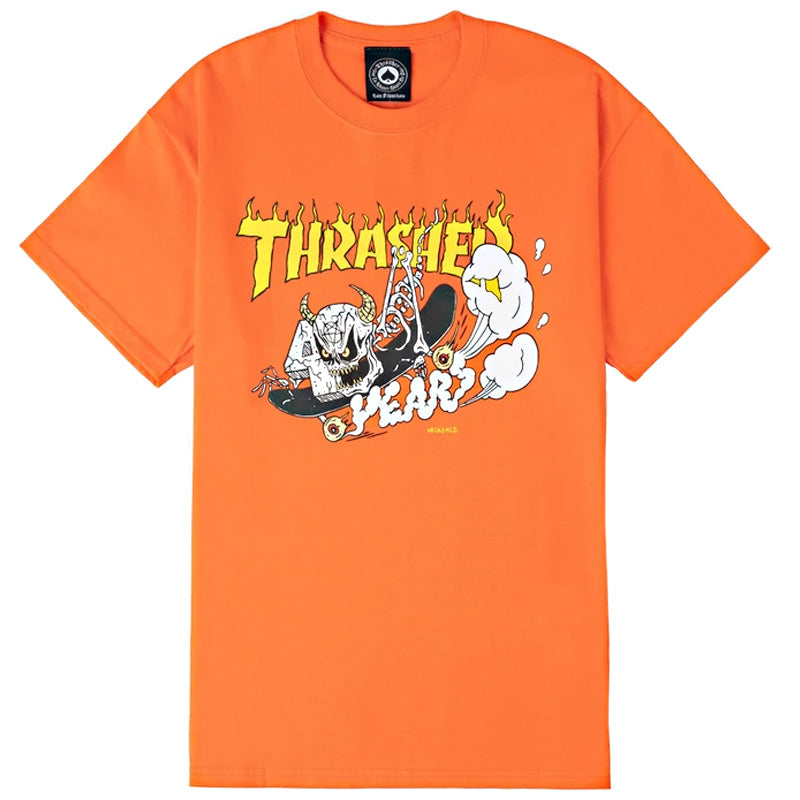 Thrasher 40 Years Neckface T-Shirt Orange
