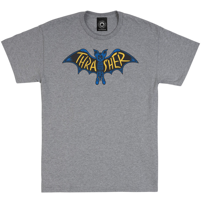 Thrasher Bat T-Shirt Ash
