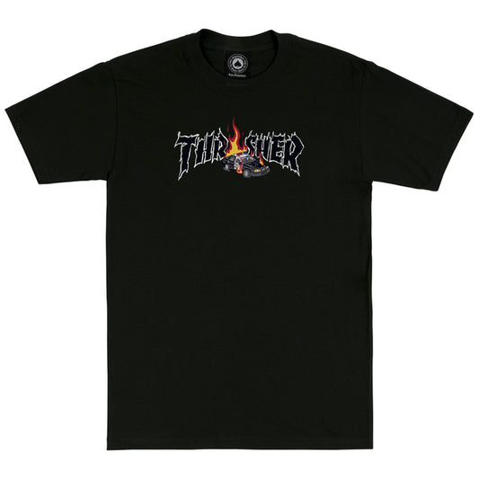 Thrasher Cop Car T-Shirt Black