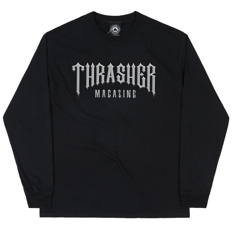 Thrasher Low Low Logo Longsleeve T-shirt Black