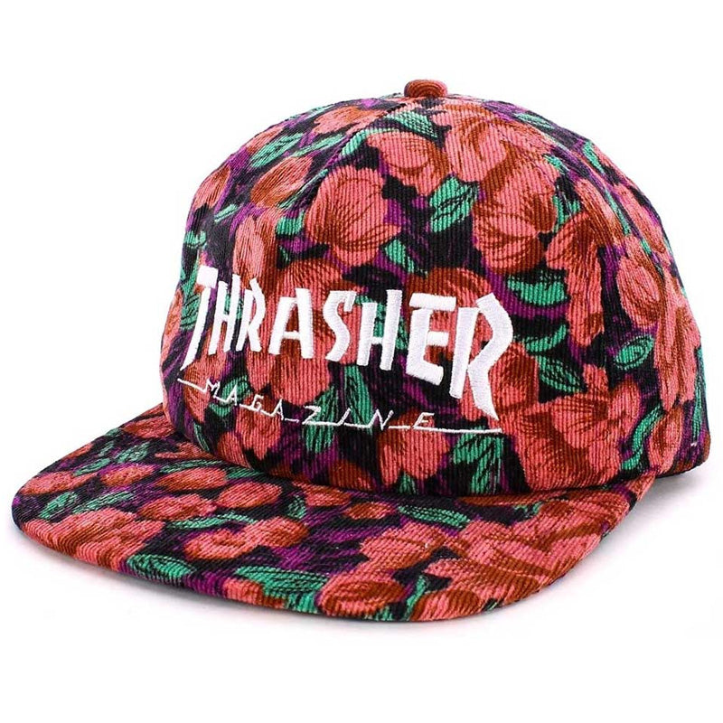 Thrasher Mag Logo Snapback Pink Floral