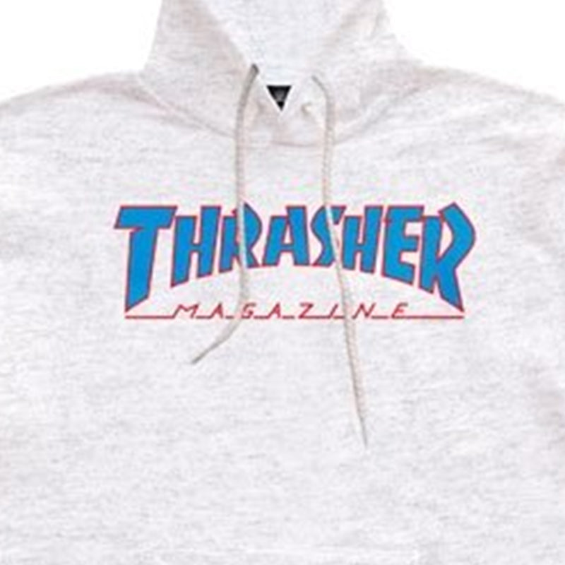 Thrasher Outlined Hoodie Ash Grey